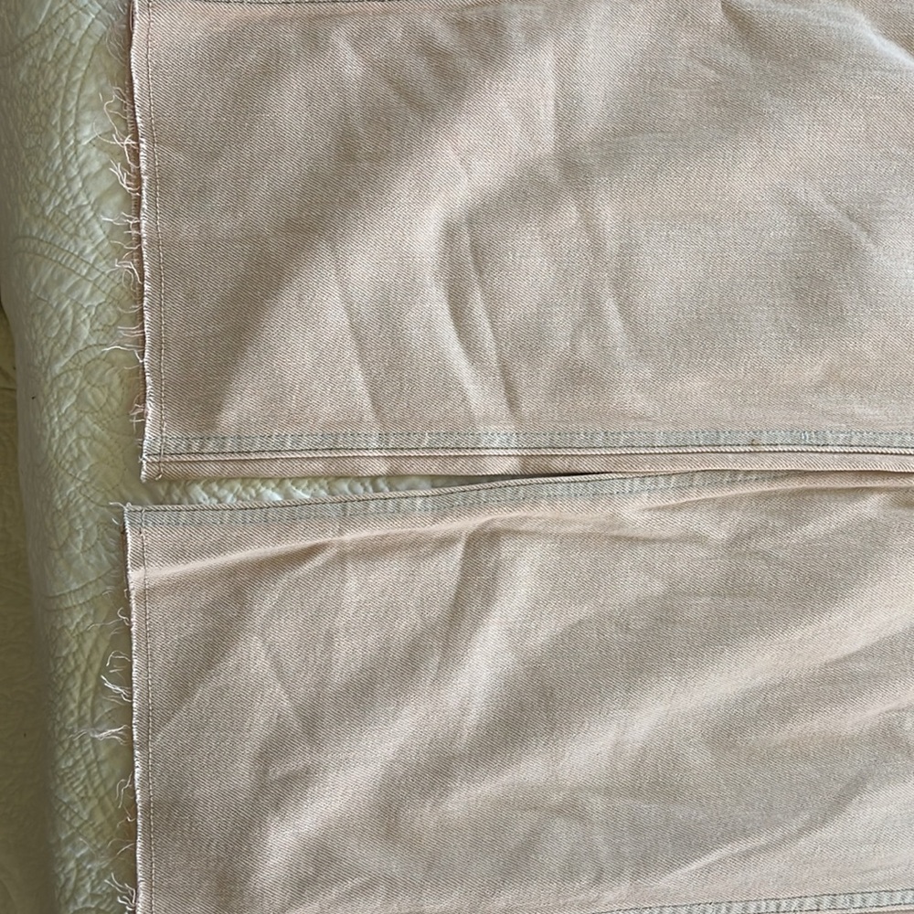 J.Crew pinky size 32 with a light hue of blue shredded at the bottom nwt - Picture 10 of 10
